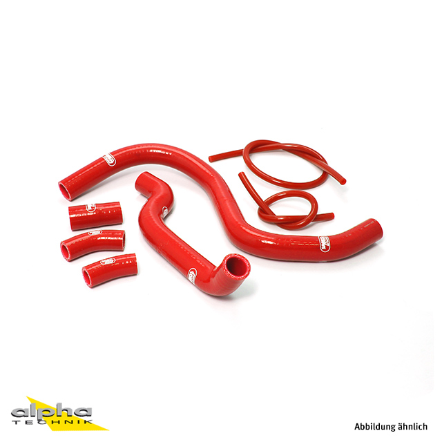 Kit de mangueras de silicona SAMCO SPORT rojo para Honda VFR750F año de modelo 1990-1993
