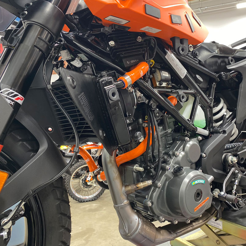 Kit de mangueras de silicona SAMCO SPORT naranja para KTM 390 Adventure 390 RC Año del modelo 2022-2024