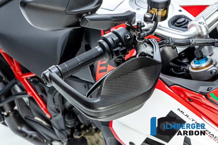 Protector de mano de carbono Ilmberger lado derecho, mate, Ducati Multistrada V4 2020-