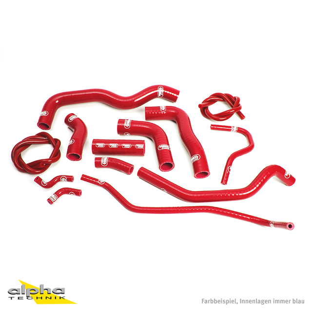 Kit de mangueras de silicona SAMCO SPORT rojo para Yamaha YZF600R6 años 2003-2005