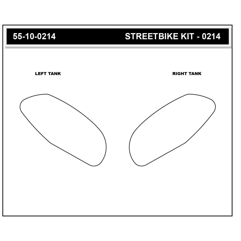 Stompgrip Almohadilla depósito de gasolina Transparente, Icon, Kit depósito de gasolina para Moto de Calle para Ducati Panigale V2, V4, 2025