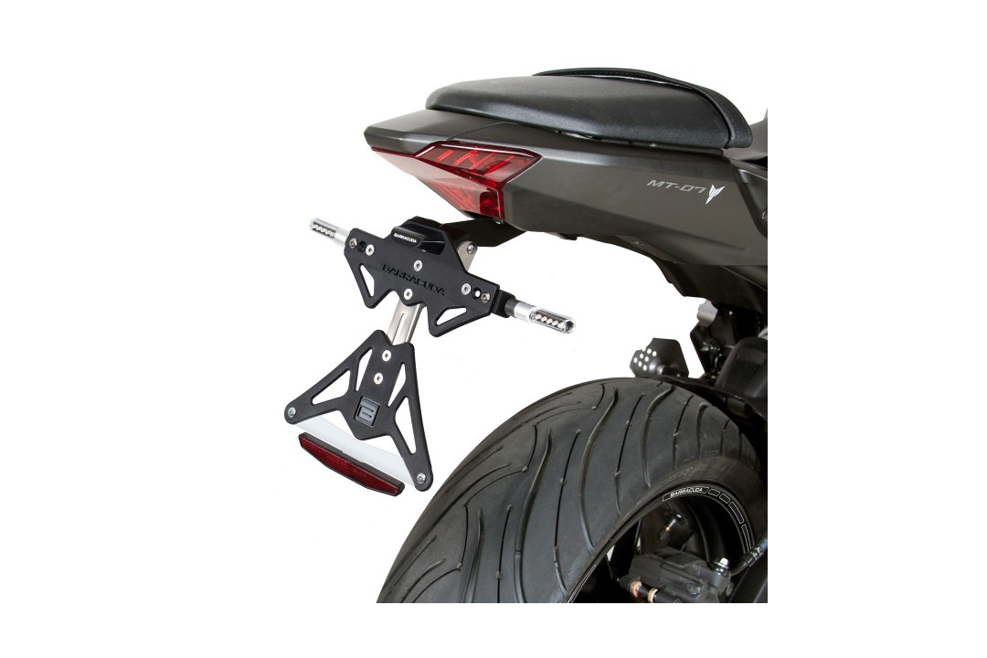 Soporte de matrícula Barracuda para Yamaha MT-07 2013-2019