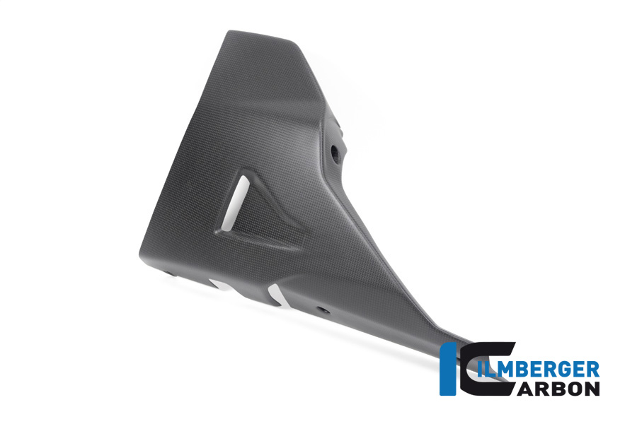 Spoiler de motor de carbono Ilmberger lado izquierdo, mate, Ducati Diavel 1260, 2019-