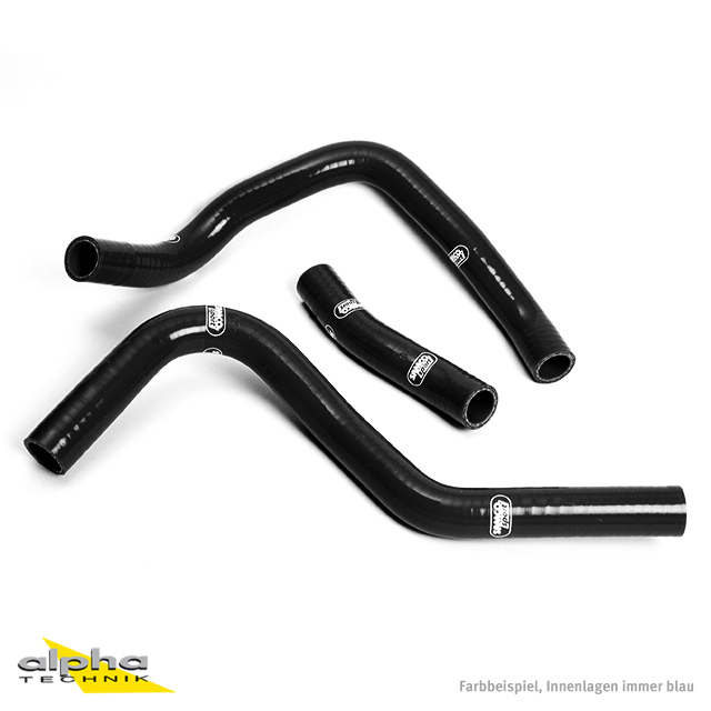 Kit de mangueras de silicona SAMCO SPORT negro para Suzuki GSXR1000 año del modelo 2001-2004