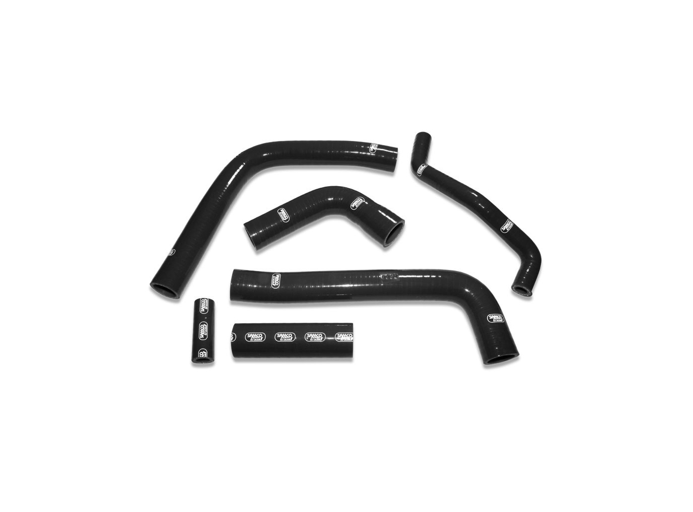 Kit de mangueras de silicona SAMCO SPORT negro para Yamaha YZF600R6 año del modelo 1999-2002
