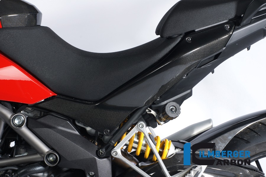 Ilmberger Tapa lateral de carbono debajo del asiento lado izquierdo, Carbono