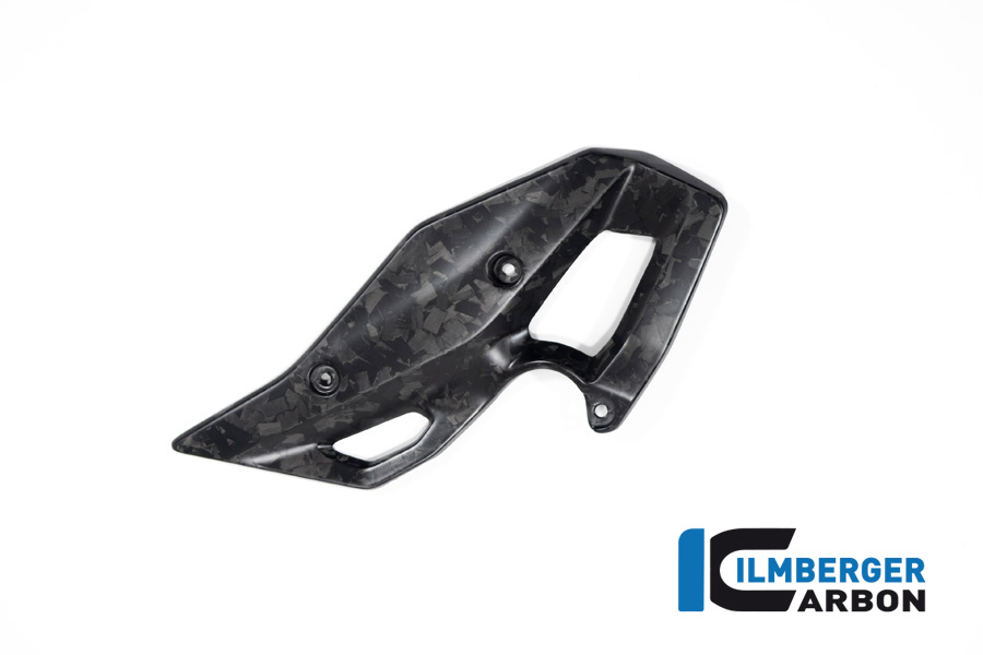 Protector de talón de carbono Ilmberger lado izquierdo, Black Diamond Carbon, mate, BMW R1300GS 2023-
