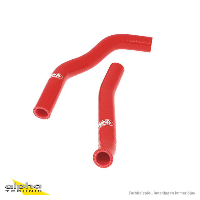 Kit de mangueras de silicona SAMCO SPORT rojo para Yamaha YZ85 Año del modelo 1997-2018