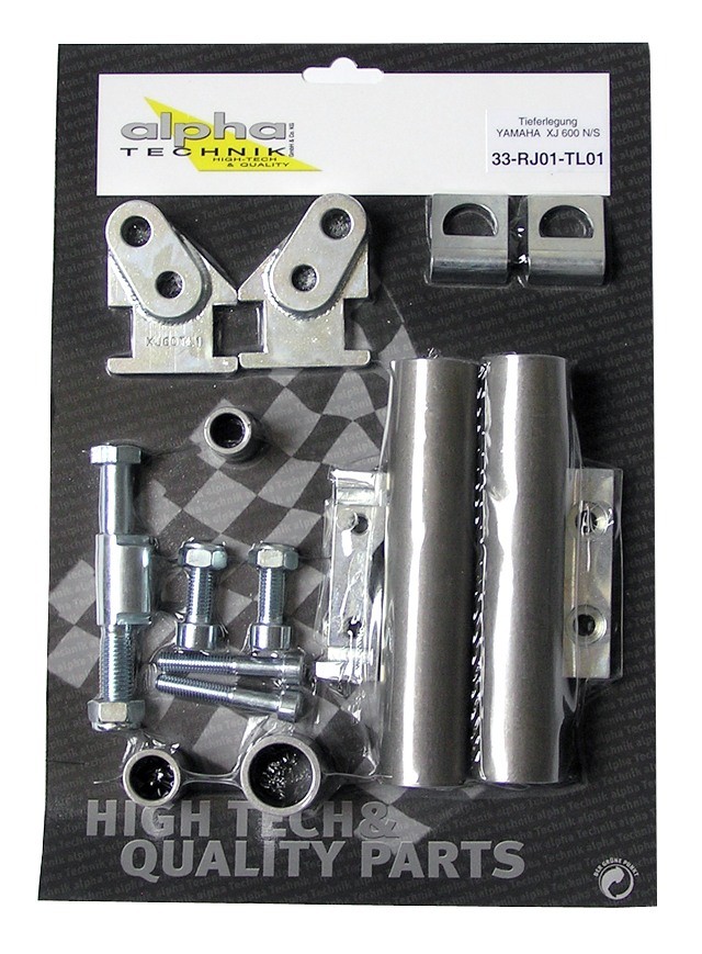 Kit de descenso alpha Technik de 35 mm para Yamaha XJ600 N,S; Tipo RJ01; Año del modelo 1998-