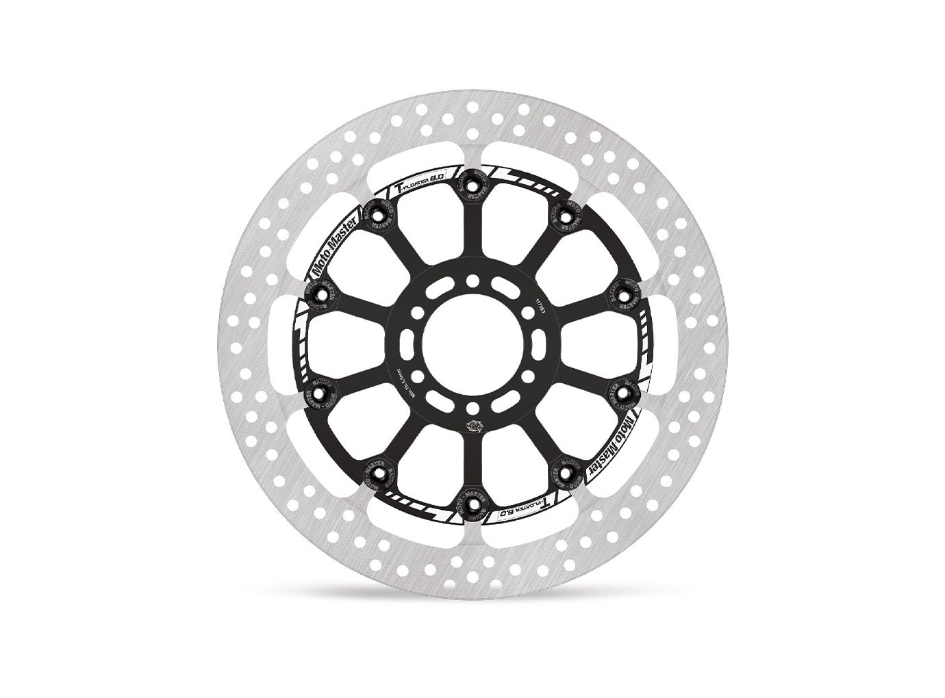 MOTO MASTER disco de freno anterior, delanteroe de simetría rotacional, T-Floater para BMW HP4 Race (K60) Año del modelo 2017-2018