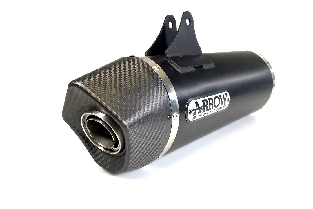 Escape ARROW MAXI RACE-TECH para KTM Adventure 1090/1190/1290 2013- de aluminio, negro