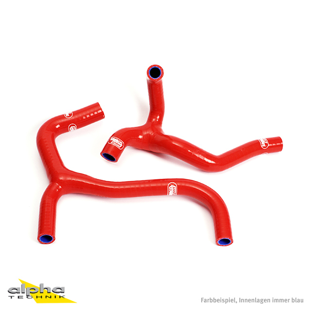 SAMCO SPORT Kit de mangueras de silicona rojo para Honda CRF450R año del modelo 2003-2004