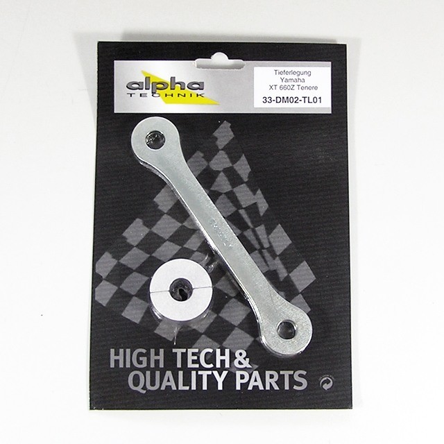 Kit de descenso alpha Technik de 50 mm para Yamaha XT660Z Tenere; Tipo DM02; Año del modelo 2008-