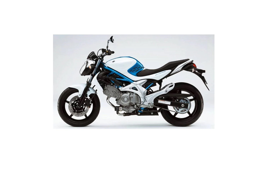 Stompgrip transparente, Icon, para Suzuki SFV650 Gladius, 2009-2015