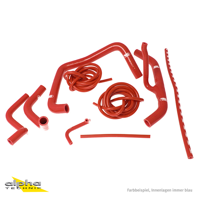 Kit de mangueras de silicona SAMCO SPORT rojo para Honda CBR900RR Año del modelo 2002-2003