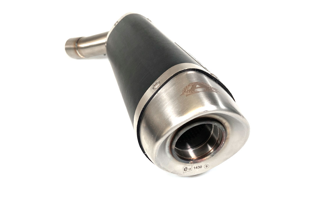 Escape ARROW DARK THUNDER Aluminio negro para Honda CB600F / CBR600F 2007-2013
