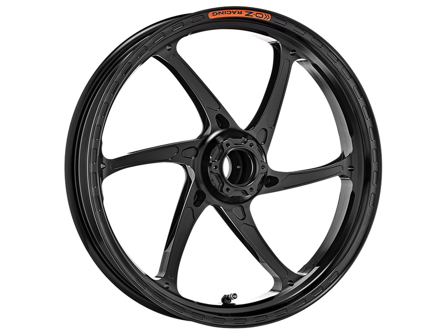 OZ Gass RS-A Aluminium anterior, delanteroe en negro brillante para Suzuki GSX-R600, 2011-2018 y GSX-R750, 2011-2018