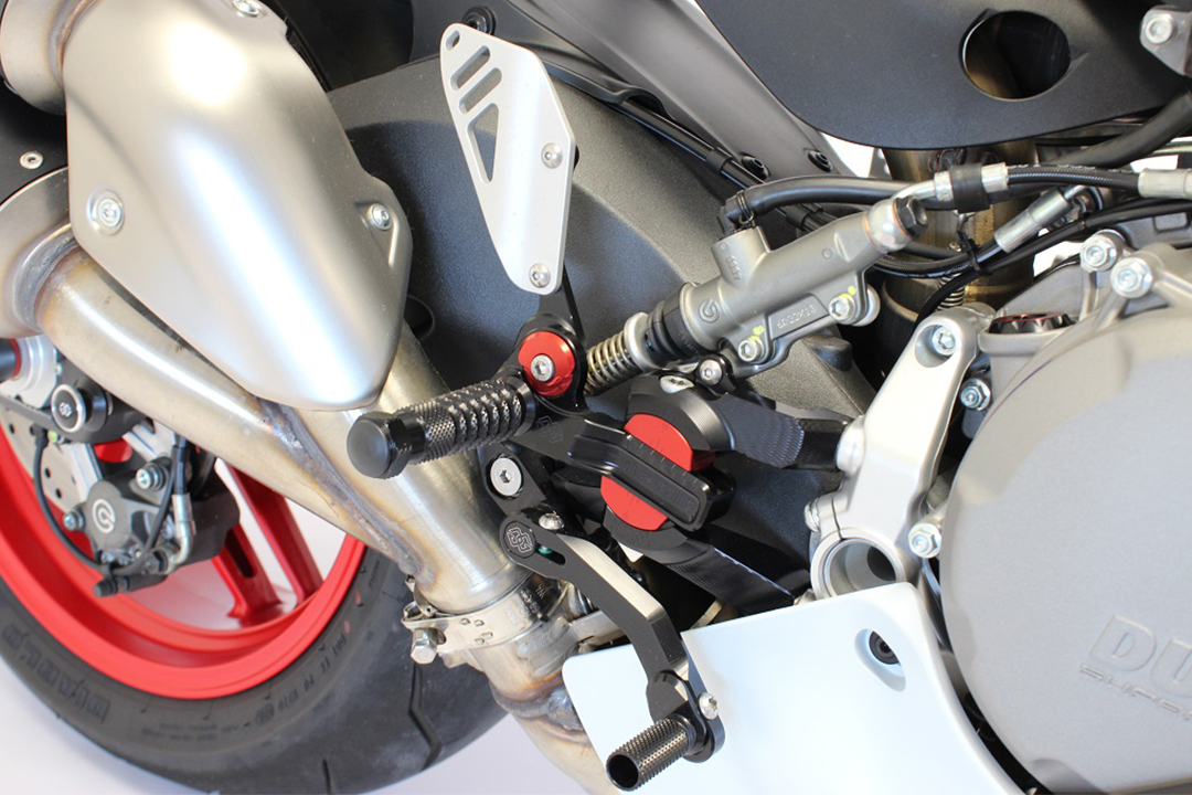 GILLES VCR reposapiés para Ducati 959 Panigale, TRASERO