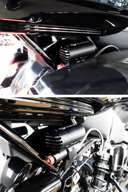 Wilbers amortiguador 641 TS Piggyback para Harley Davidson Street Glide Ultra FLHXU, FL4, 2025-