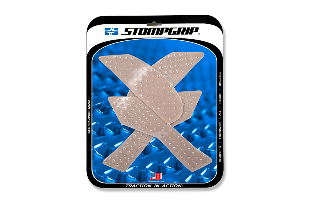 Stompgrip transparente, Volcano, para Kawasaki Z900, 2017-2024