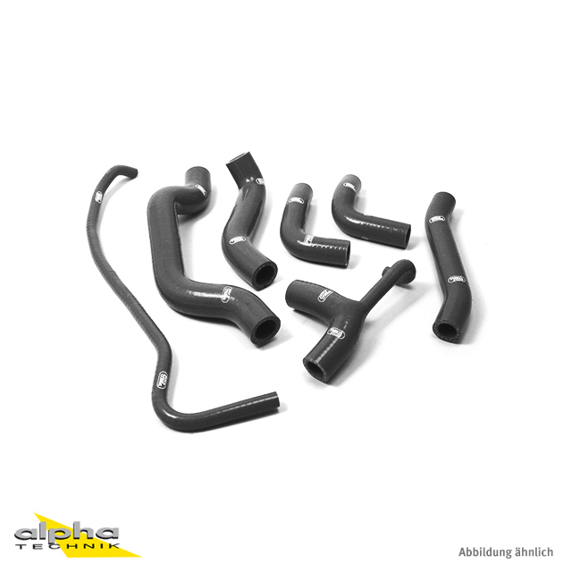 Kit de mangueras de silicona SAMCO SPORT negro para Ducati Monster 821S EURO 3 Monster 1200S R EURO 3 año de modelo 2014-2016