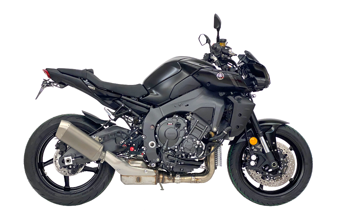 Soporte de matrícula alpha Technik para Yamaha MT-10 / MT-10 SP a partir del año de modelo 2016-, Tipo RN45 / RN78