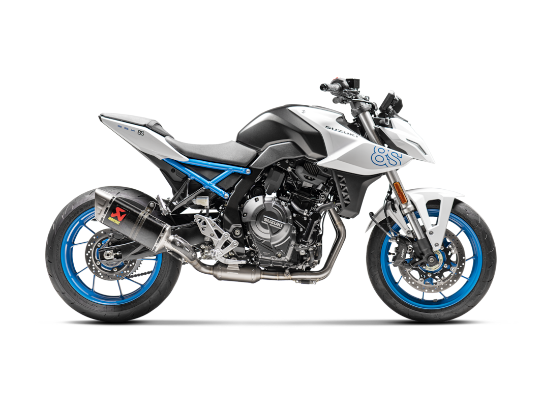 Akrapovic Racing Line (Carbon) sistema de escape para Suzuki GSX-8S, 8R, 8T, 8TT, 2025-