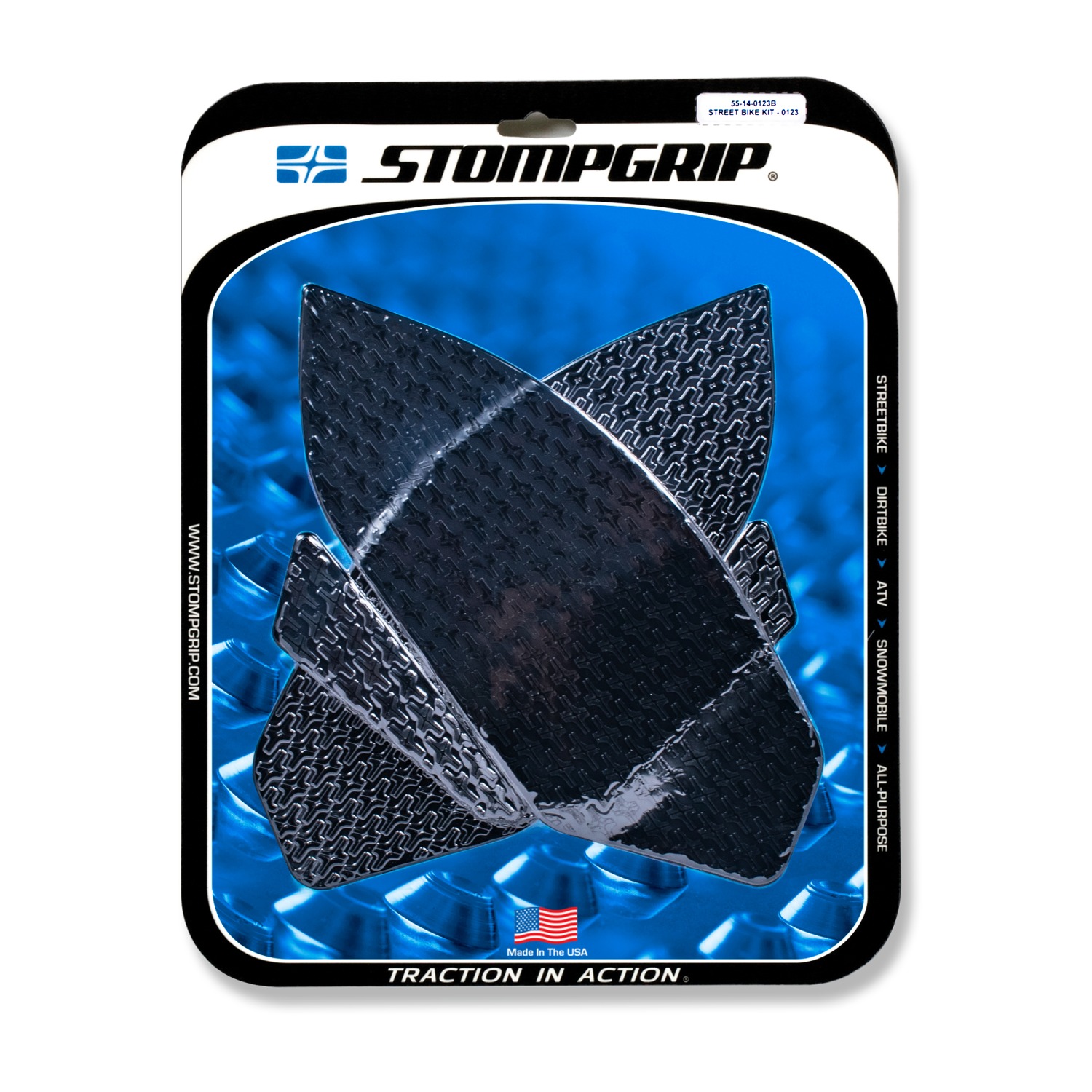 Stompgrip Traction Pads negro, para Honda CBR500R / CB500F, 2016-2018