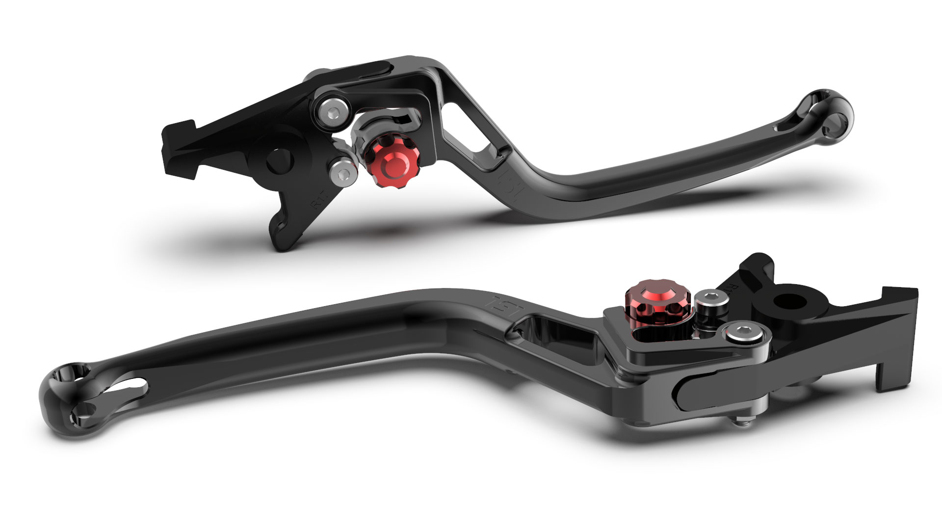 LSL maneta del embrague BOW L83R, negro/rojo