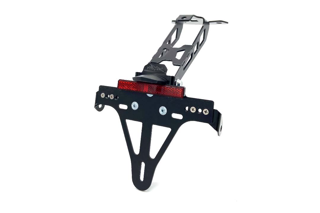 Soporte de matrícula alpha Technik para Aprilia RS 457 / Tuono 457, Tipo XE, año del modelo 2024-.