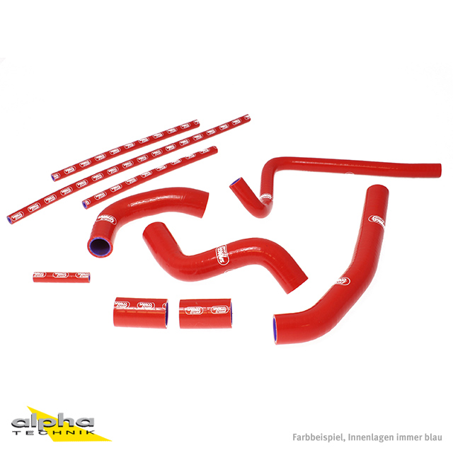 Kit de mangueras de silicona SAMCO SPORT rojo para Yamaha YZF1000R1 Año del modelo 2009-2014