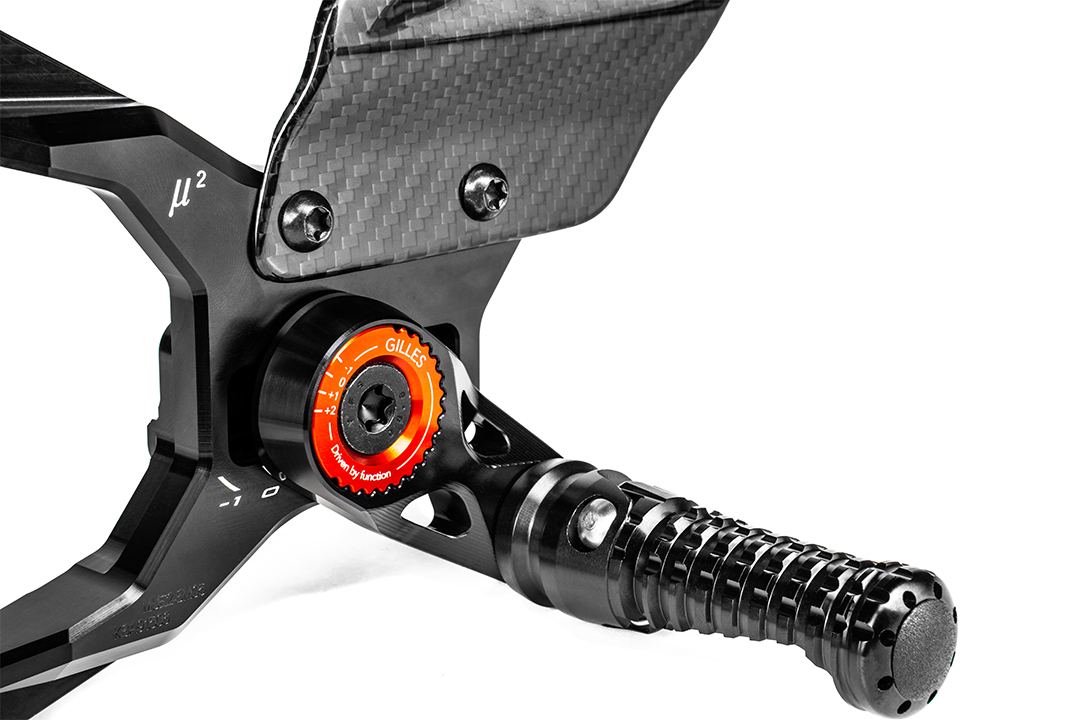 Sistema de reposapiés GILLES MUE2 BMW M 1000 R, 2022- , S1000 R, 2021-
