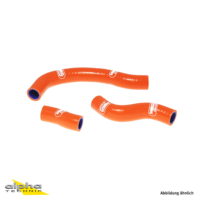 Kit de mangueras de silicona SAMCO SPORT naranja para KTM 450 SMR 450 SX-F 450 XC-F Año del modelo 2011-2012