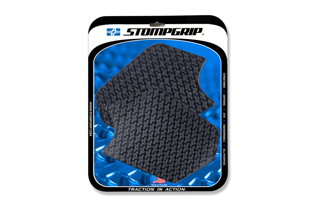 Almohadilla de tracción Stompgrip depósito de gasolina negra, Icon, Kit de tracción para moto de calle - Lados de tracción, para Honda MSX125 Grom, 2021-2024