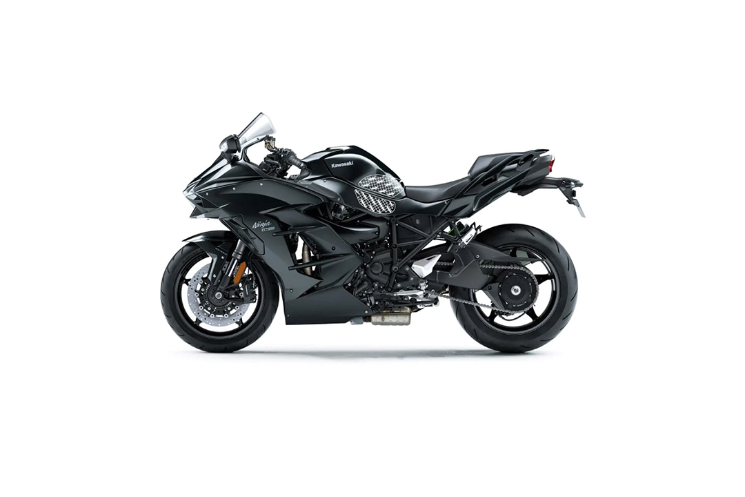Almohadillas de tracción Stompgrip negras, para Kawasaki Ninja H2 SX (SE), 2018-2025