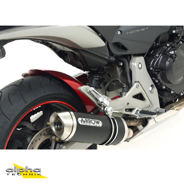 Escape ARROW DARK THUNDER Aluminio negro para Honda CB600F / CBR600F 2007-2013
