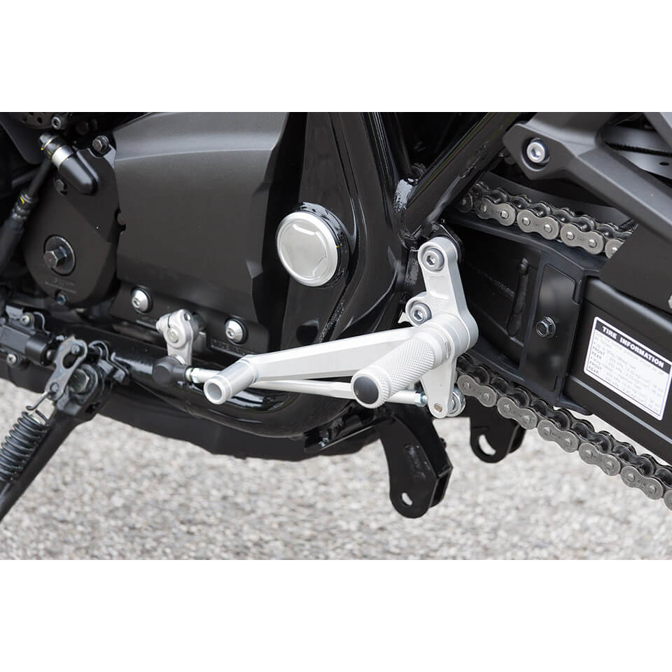 Juego de estriberas LSL para Yamaha XJR 1300, XJR1200, plata