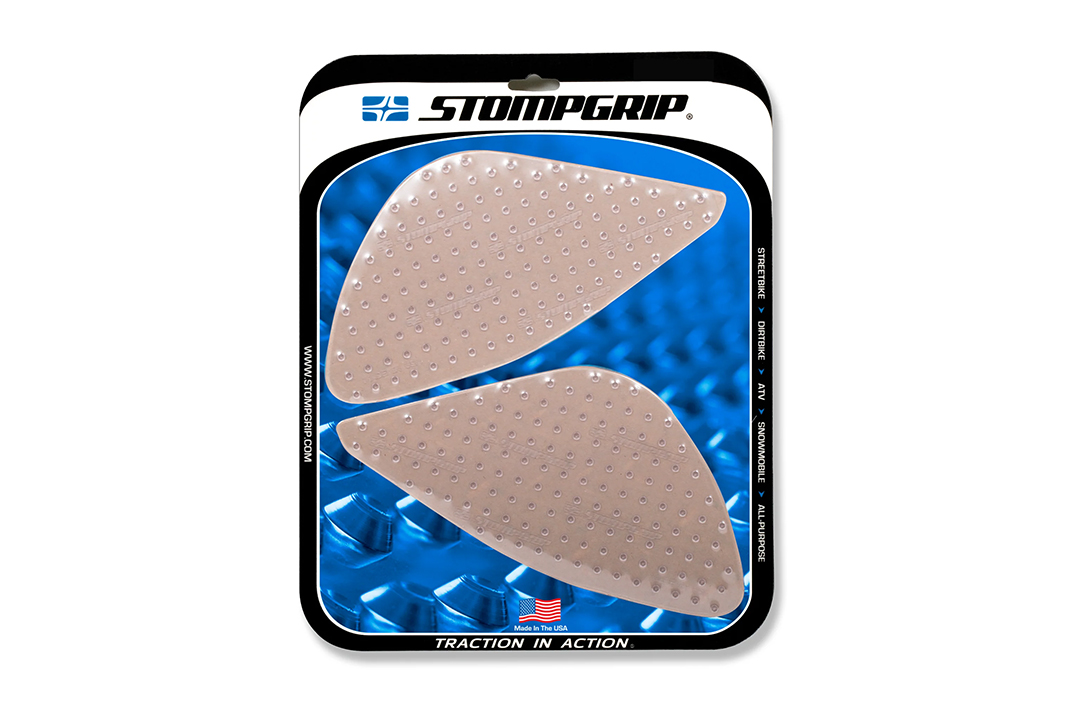 Almohadilla Stompgrip depósito de gasolina transparente, Volcano, Kit depósito de gasolina Streetbike para Yamaha MT09, 2021-2023, Triumph Triple 1200 RR, RS, 2021-2025