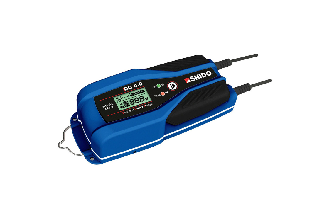 Batería cargador de batería Shido DC 4.0 6V o 12V para todos los tipos de batería