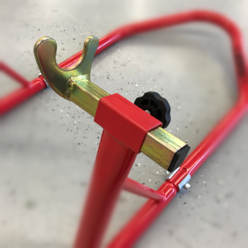 Caballete de montaje TRACK, trasero con Y-soporten