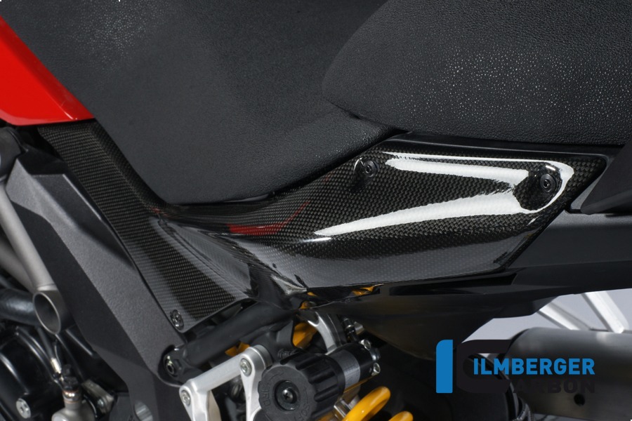 Ilmberger Tapa lateral de carbono debajo del asiento lado izquierdo, Carbono