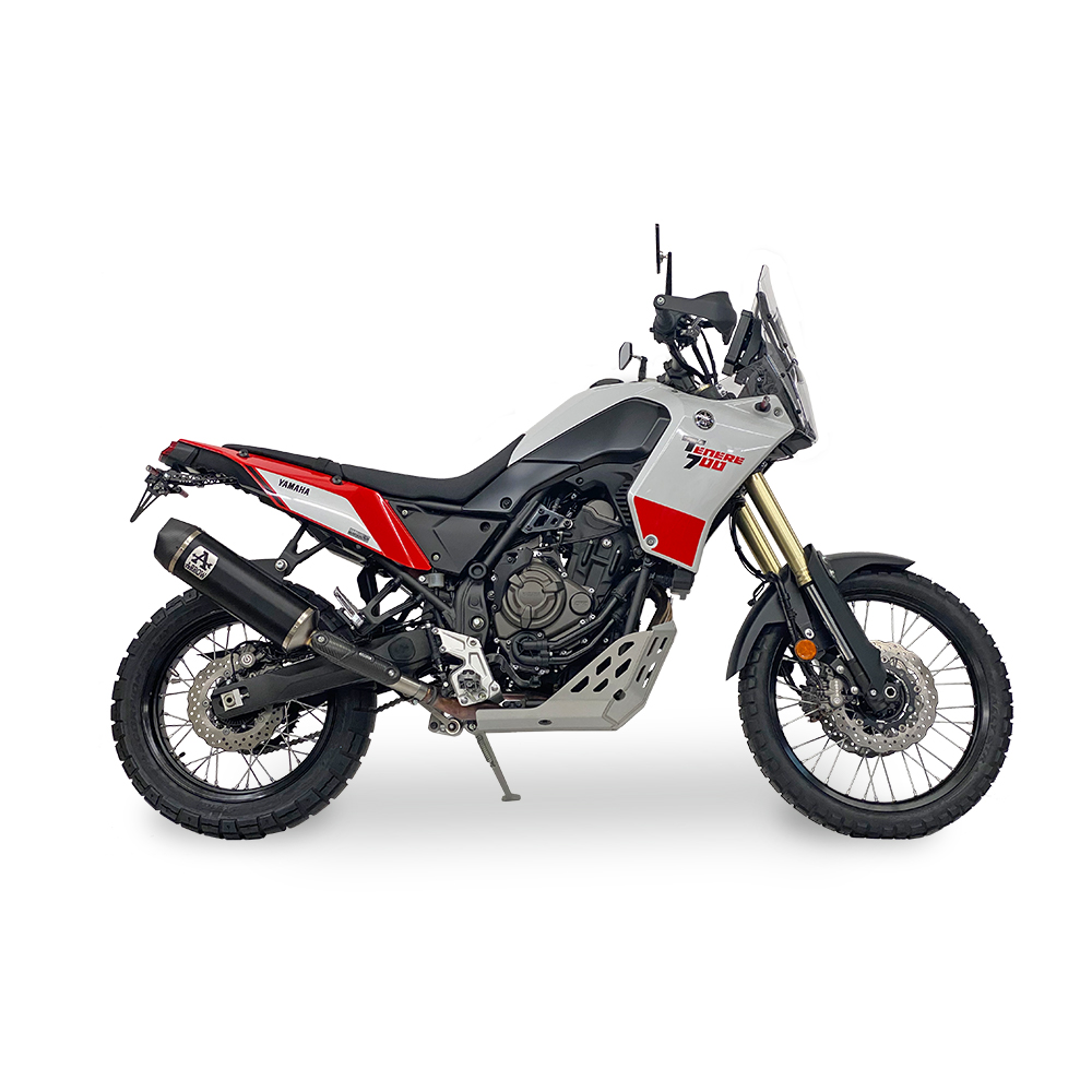 ARROW DARK INDY RACE Yamaha Tenere 700 a partir del año modelo 2019, Aluminio negro