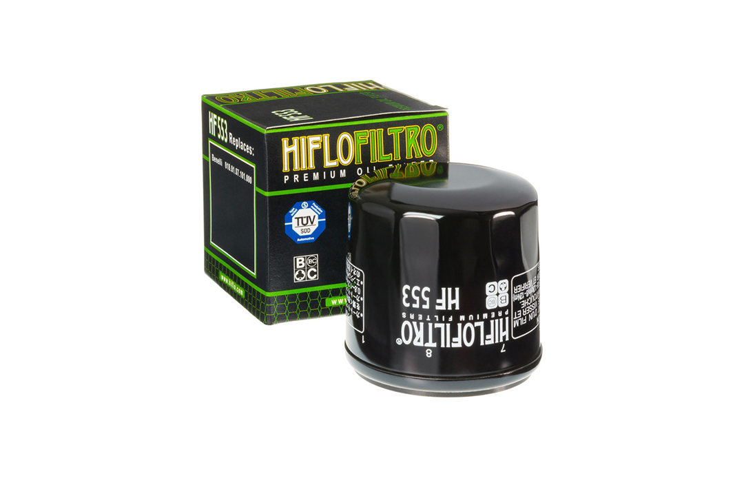 HIFLO filtro de aceite HF553 para varios modelos Benelli
