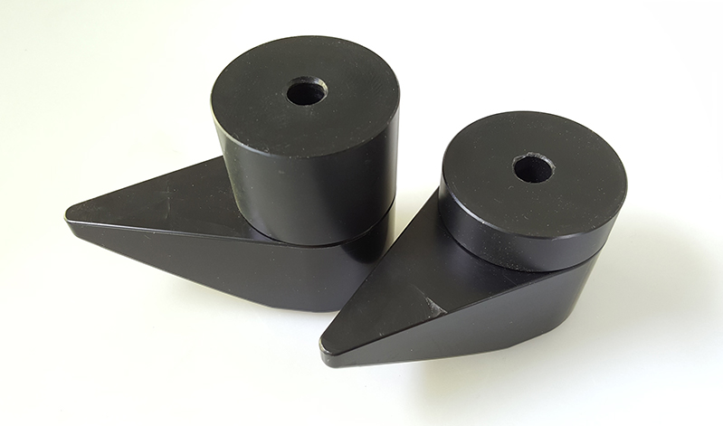 Kit de protectores anticaída TEAR DROP para Kawasaki Z1000 2010-16 negro
