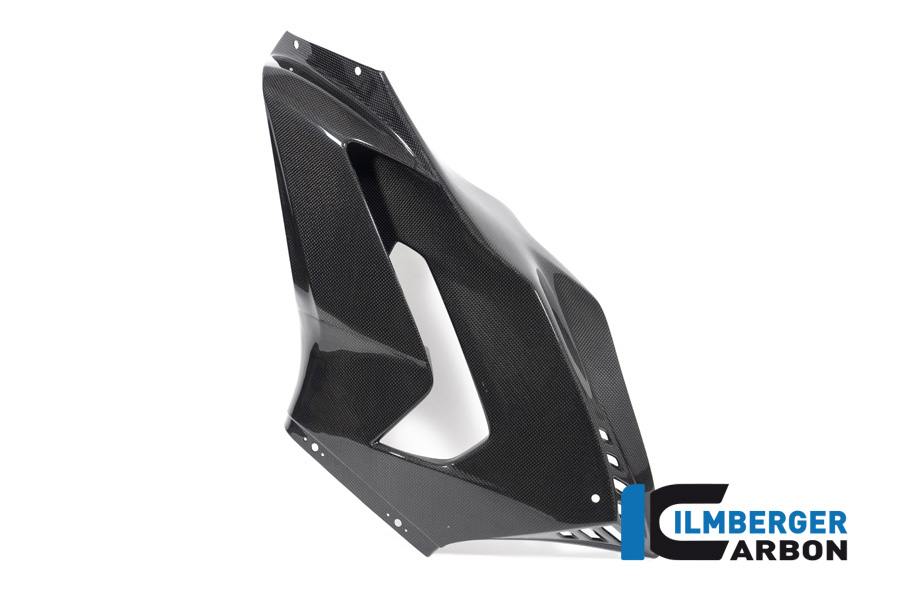 Panel lateral del carenado de carbono Ilmberger lado izquierdo, brillante, para Honda CBR1000RR-R Fireblade (SP), SC82, a partir de 2020-