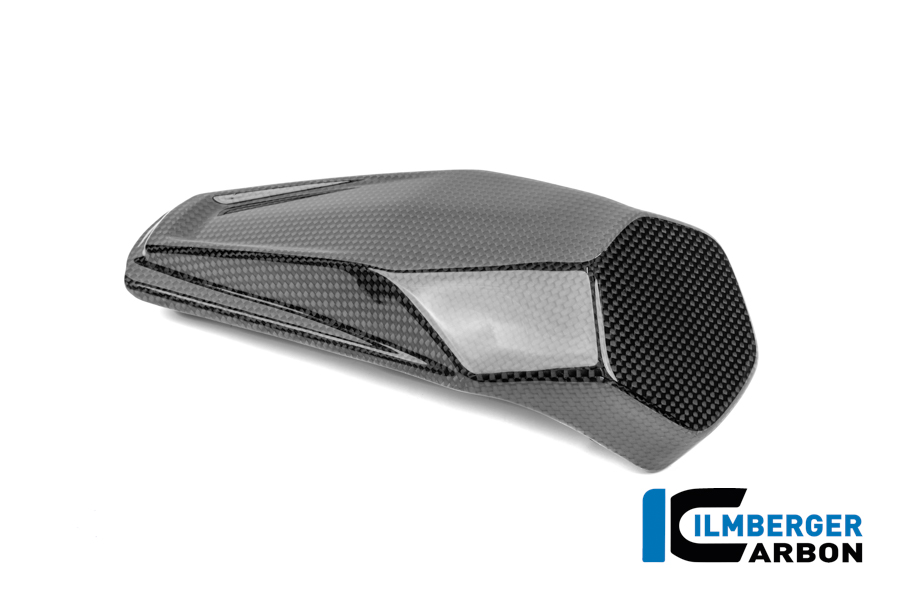 Ilmberger Carbon Tapa de asiento de pasajero, brillante, Ducati Panigale V4, S, R, 2025-