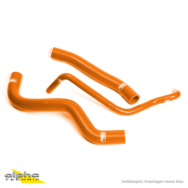 Kit de mangueras de silicona SAMCO SPORT naranja para Honda CB600F Hornet año de modelo 1998-2006
