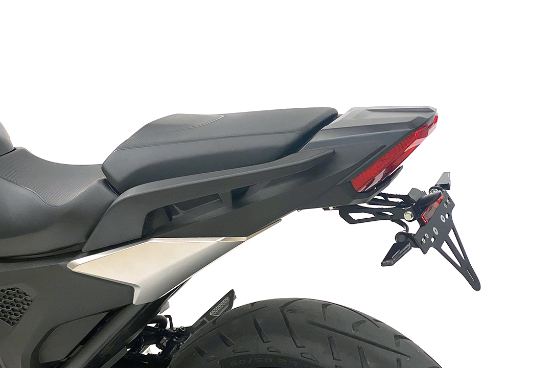 Soporte de matrícula alpha Technik para Honda NC750X a partir del año de modelo 2021-
