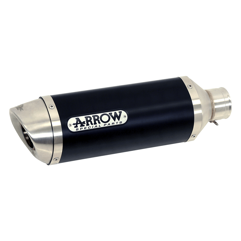 Escape ARROW DARK THUNDER para Honda CB650R / CBR650R 2019-, Aluminio negro