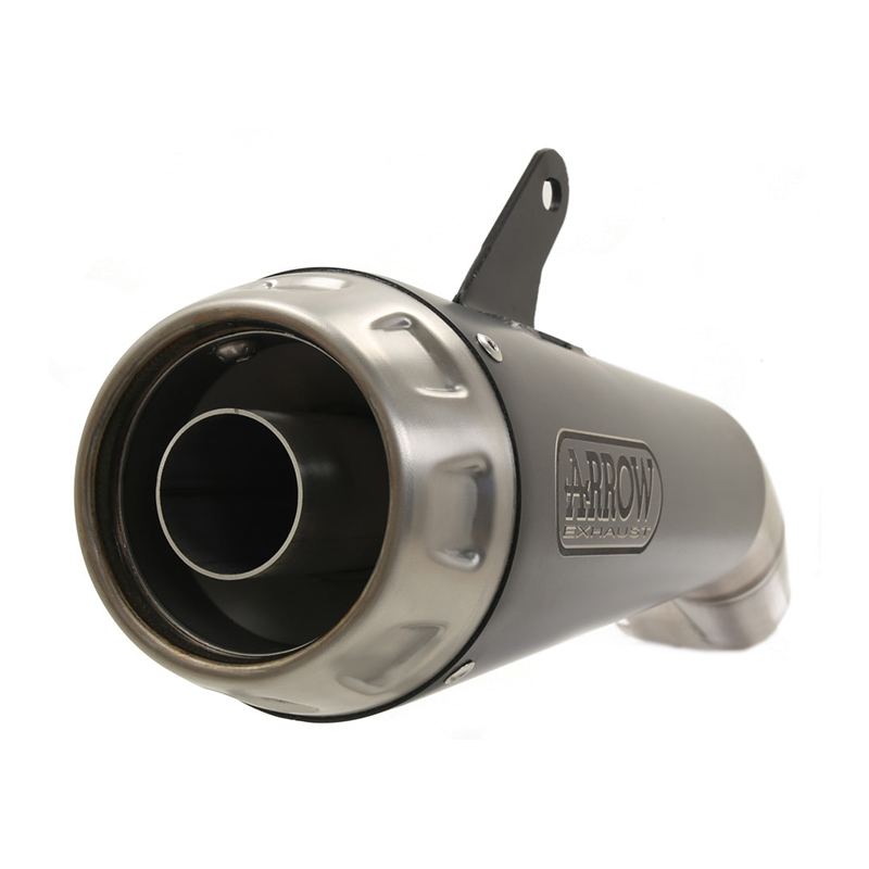 ARROW Escape DARK PRO-RACE para Kawasaki Ninja 125 2019-, Acero inoxidable negro